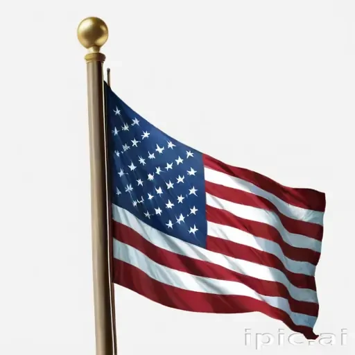 american flag waving png
