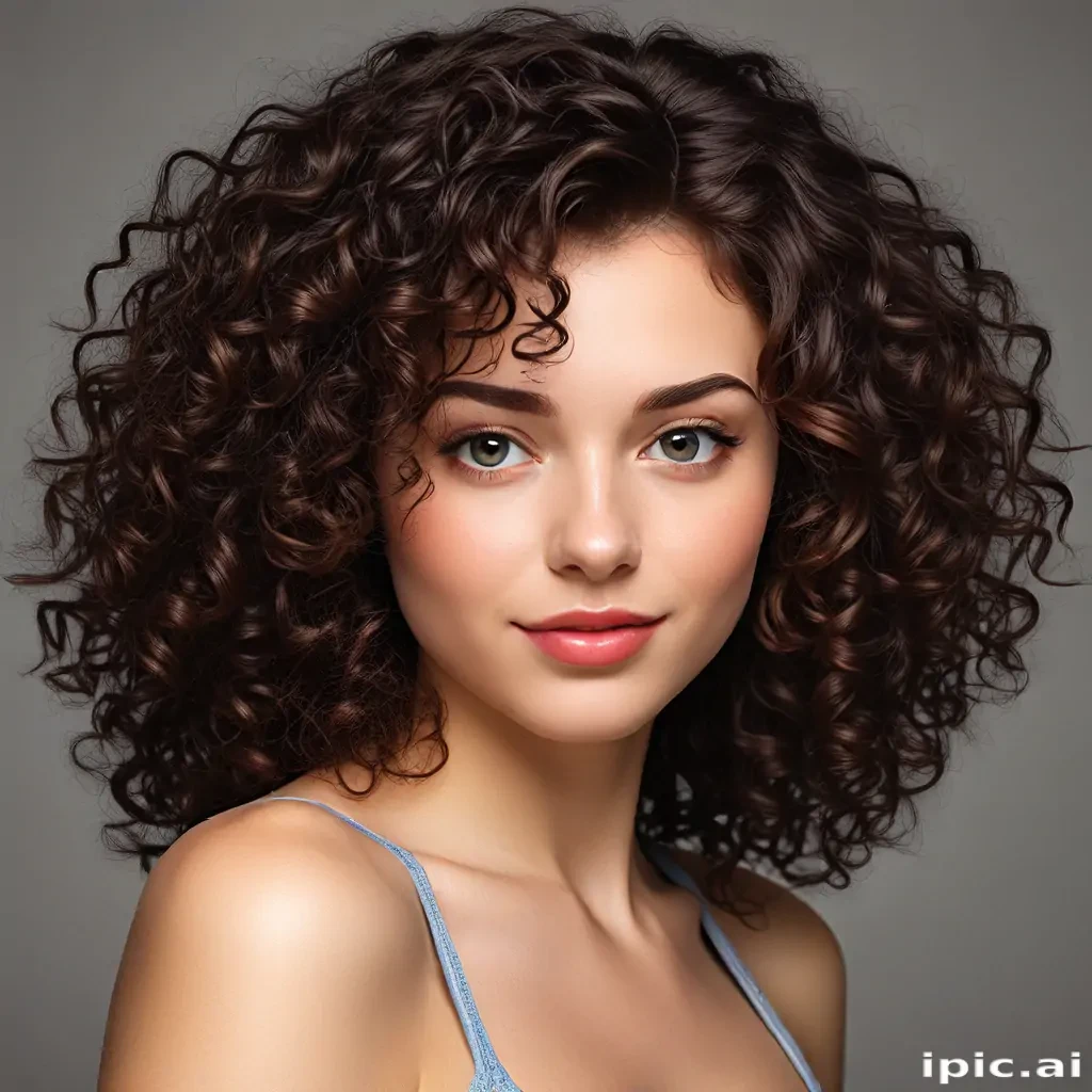 curly hair png