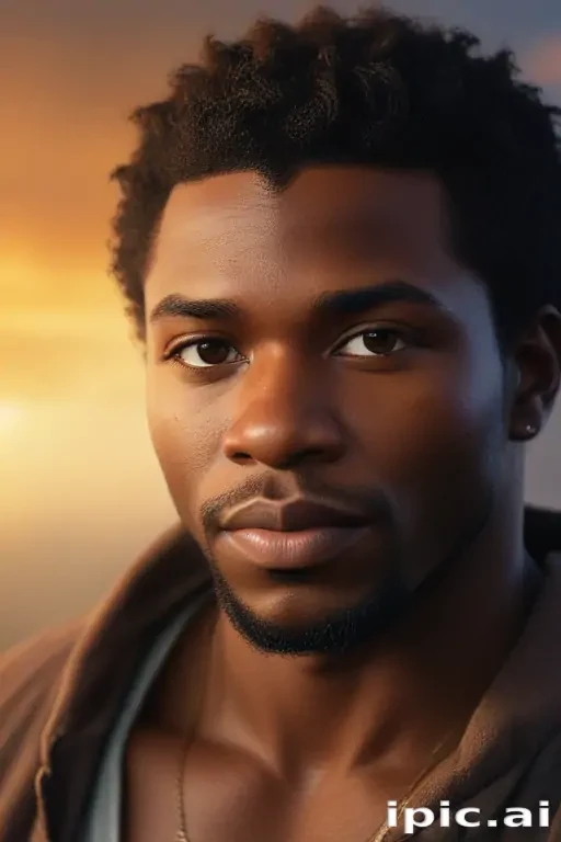 black man