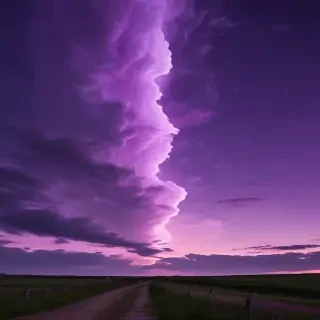 purple sky wallpaper