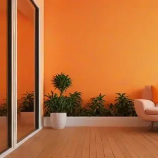 orange wallpaper aesthetic