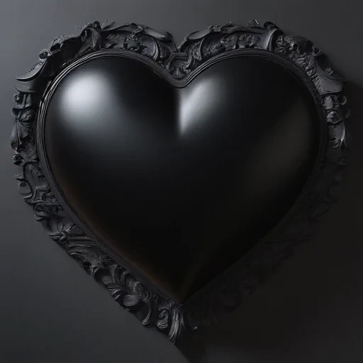 black heart image