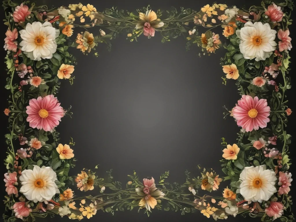 floral frame