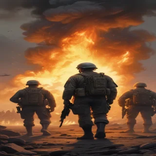 military drawing