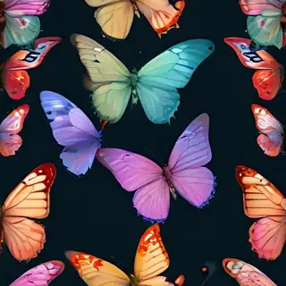 transparent background butterfly clipart