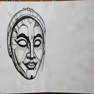 mask drawing