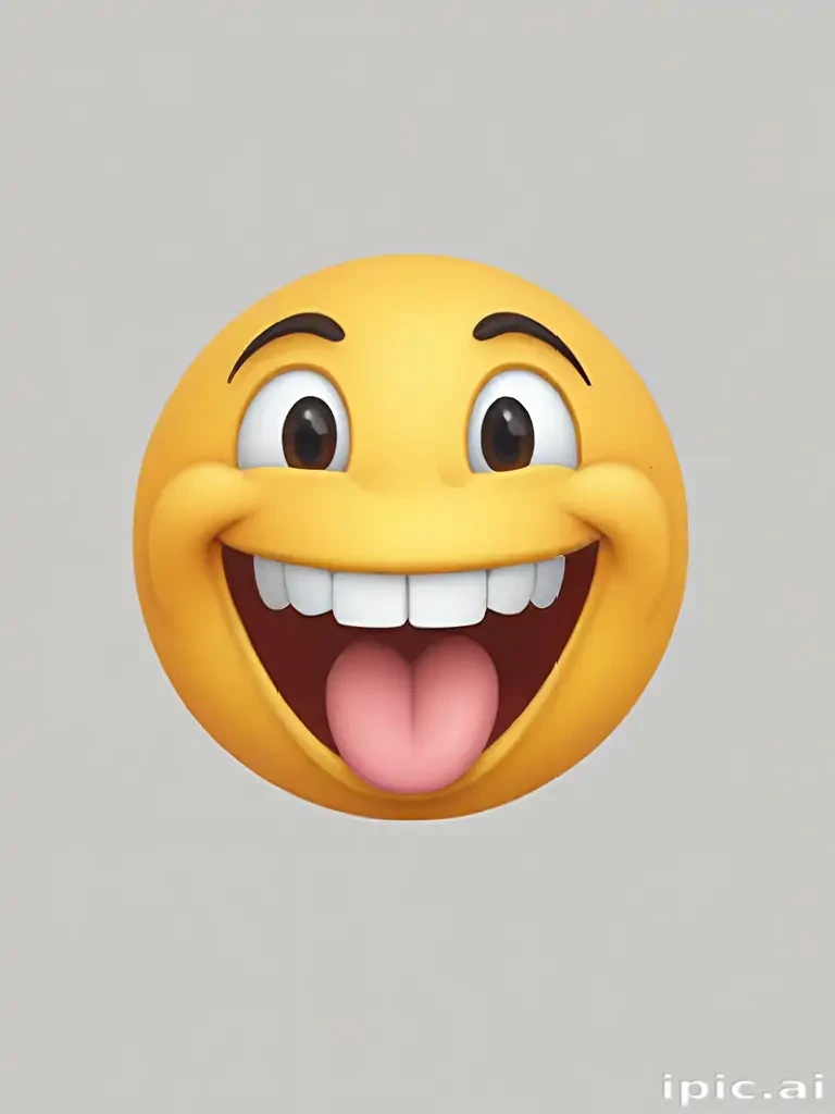 laugh emoji transparent background
