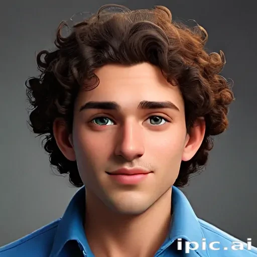 popular male cartoon characters with curly hair