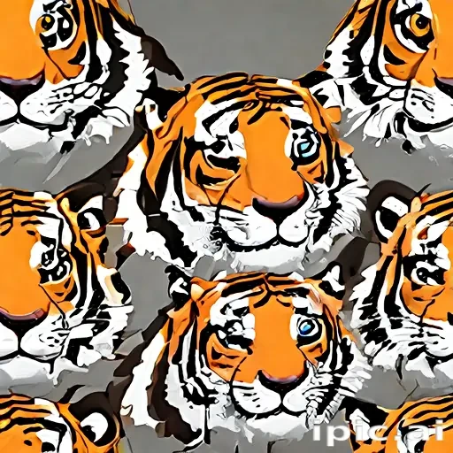 cartoon tigers