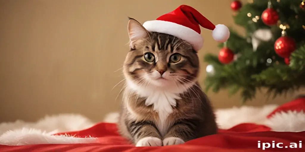cat christmas wallpaper