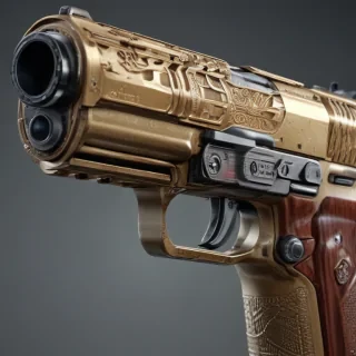 gun with no background
