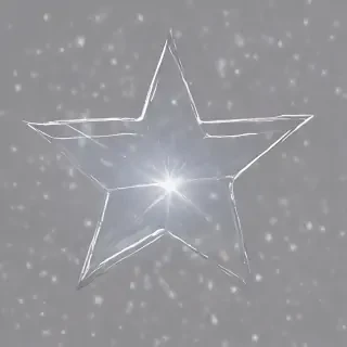 transparent star