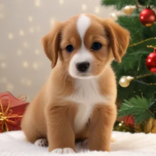 christmas puppy desktop backgrounds