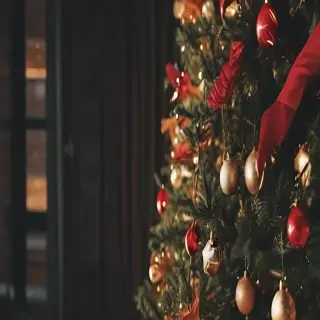 aesthetic christmas background