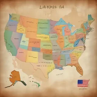 usa map states