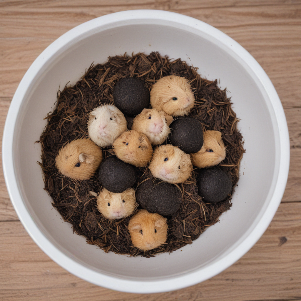 Bowl of guinea pig poo