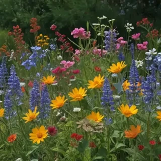 wildflowers transparent background