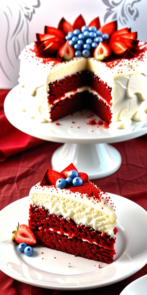 red velvet tres leches cake