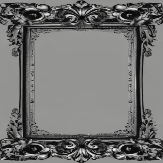 frame clipart black and white