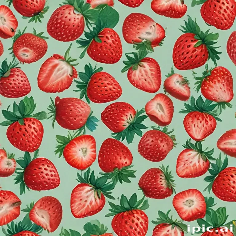 aesthetic strawberry wallpaper