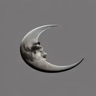 crescent moon transparent background