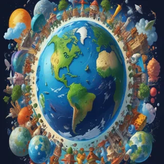cartoon picture planet earth