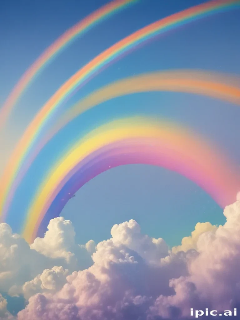 cute rainbow backgrounds