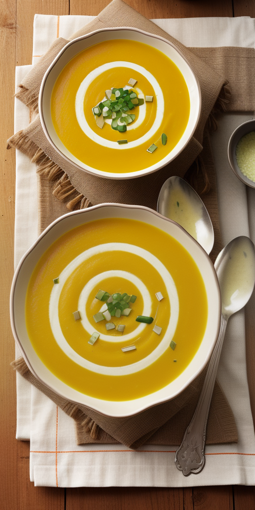 butternut squash and leek soup