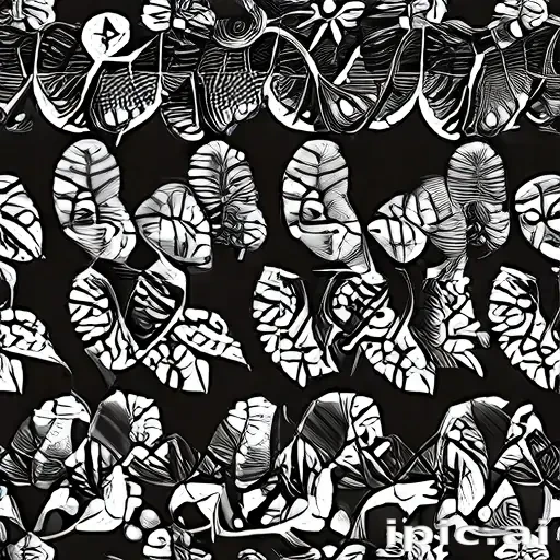 black and white clipart leaf