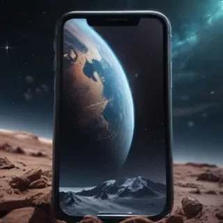 iphone space wallpaper
