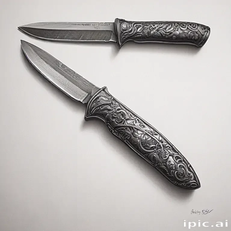 drawings of knives