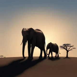 elephant silhouette