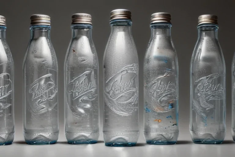 water bottle drawing
