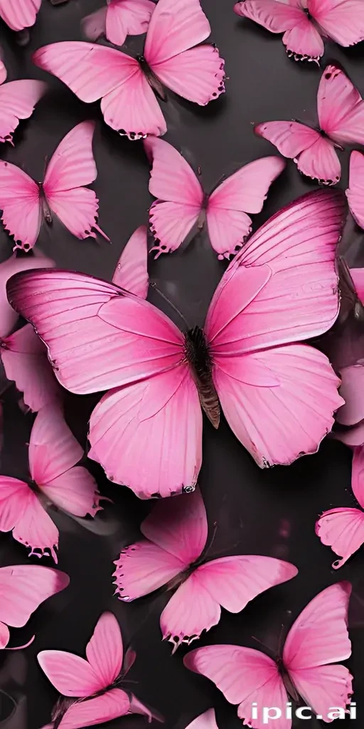 pink butterfly images