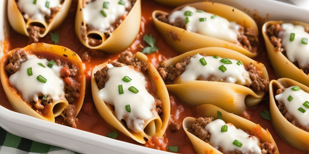stuffed shells recipe with ground beef