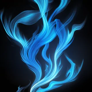 blue fire wallpaper