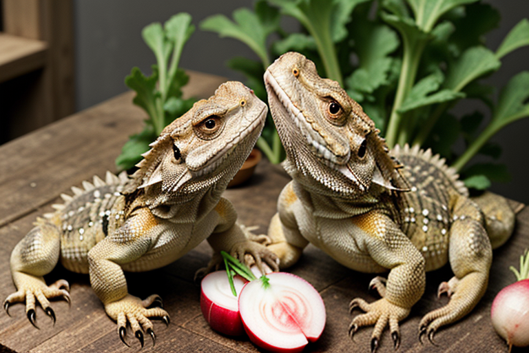 can bearded dragons eat radishes