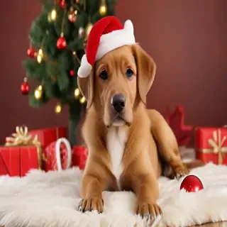 dog christmas backgrounds