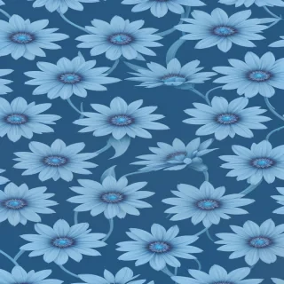 blue colour flower wallpaper