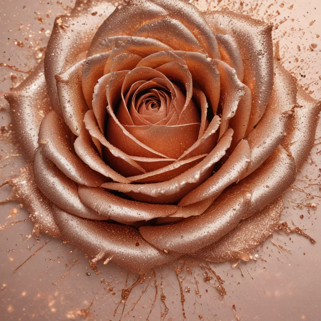 glitter rose gold background