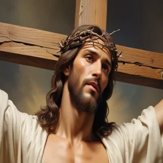 jesus on the cross picture