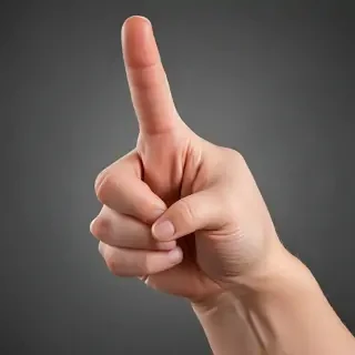 finger pointing png