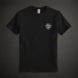 black tee mockup