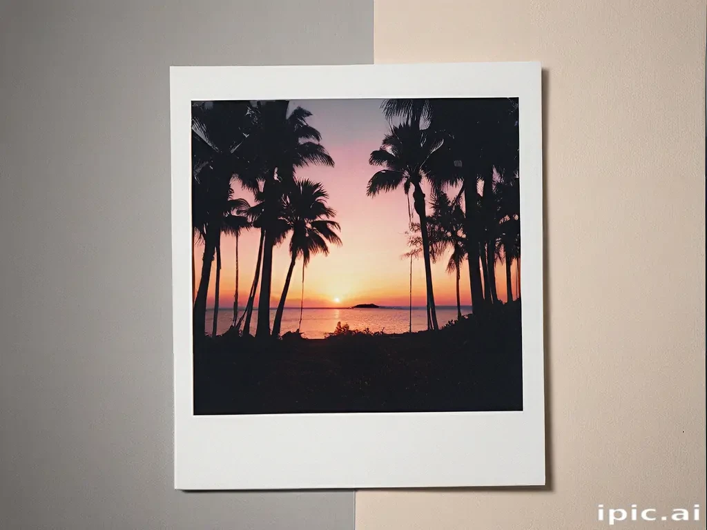 aesthetic polaroid frame