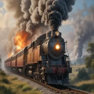 train drawing