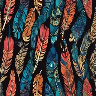 feather design