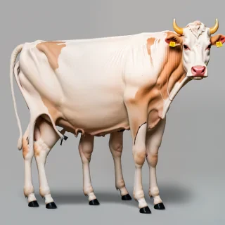 transparent cow