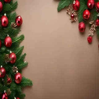 christmas background portrait