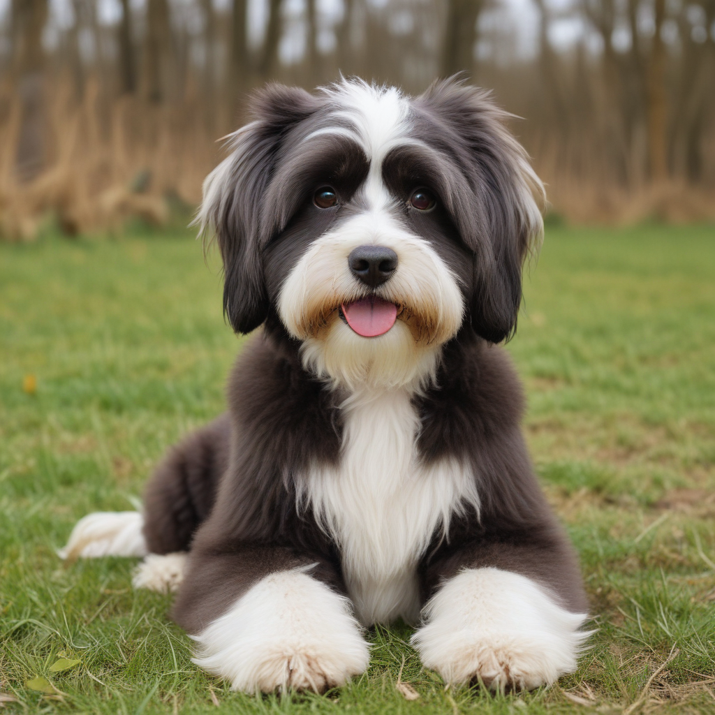 A Cute and Playful Dog Enjoying a Sunny Day in the Park