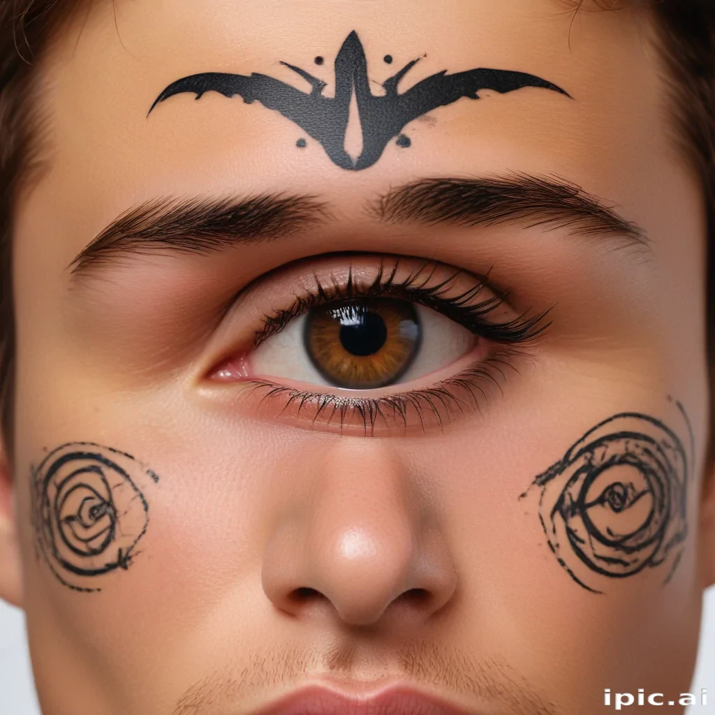 face tattoo png